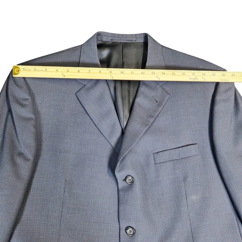 Burberry London Kensington Wool Mens Blazer Jacket Sport Coat 46 SHT See Details